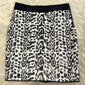 The Limited zebra print sequin skirt!
